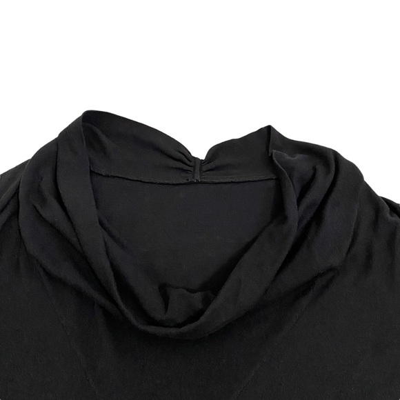 Halston Heritage Black Silk Blend Draped Neck Sweater, Plus Size XXL*(See below) - Picture 3 of 13